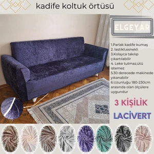 Kadife Koltuk, Kanepe, Çekyat Örtüsü , Koltuk Kılıfı( 3 Kişilik)
