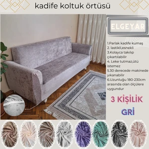 Kadife Koltuk, Kanepe, Çekyat Örtüsü , Koltuk Kılıfı( 3 Kişilik)
