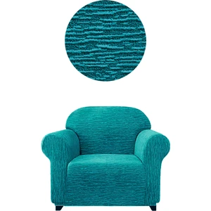 Jakarli Tek Kişilik Koltuk Örtüsü, Berjer Kılıfı Çubuk Desen(1 Adet)