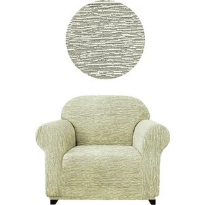 Jakarli Tek Kişilik Koltuk Örtüsü, Berjer Kılıfı Çubuk Desen(1 Adet)