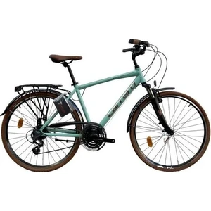 Elite 804 V Fren 24 Vites Full Shimano 28 Jant Şehir Bisikleti 48 cm Turkuaz Bakır