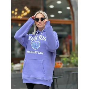 Multi Polo Baskılı Kapşonlu Sweatshirt