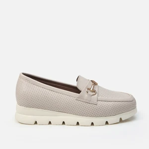 01AYH283890A400 HAKIKI Deri Kemik Kadın Loafer