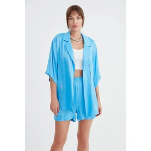 Parlak Saten Salaş Ceket