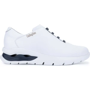 Erkek Hakiki Deri Beyaz/lacivert Sneakers & Spor Ayakkabı 618 45414 Erk Ayk SK22/23 Graın/blanco