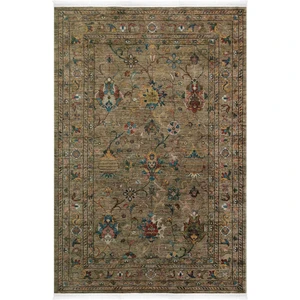 Cool Halı Vintage 08 Bej Antik Desen Makinede Yıkanabilir Halı Kaymaz Dijital Baskı Ince Mutfak Halısı