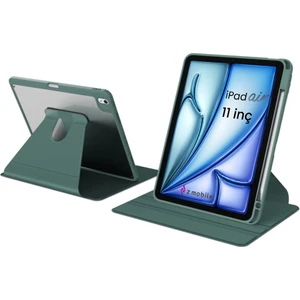 iPad Air 11" 6. Nesil M2 2024 Uyumlu Kılıf Simplism 360 Dönen Yatay Dikey Standlı Kalemlikli
