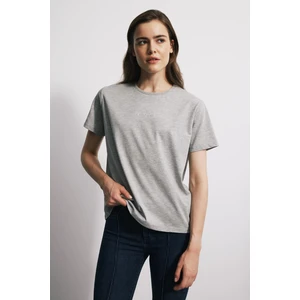 Kısa Kollu Asimetrik Kadın Tshirt