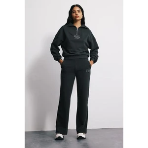 Geniş Paça Koyu Gri Jogger