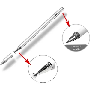Universal Telefon Tablet iPad 2in1 Disk Uçlu Stylus Pen Dokunmatik Kalem