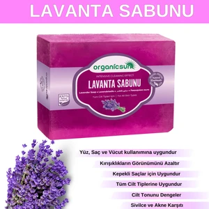 Doğal Lavanta Sabunu 140 gr Tüm Cilt Tipleri Için Onarıcı Besleyici Natural