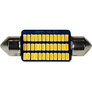Sarı Renk LED Sofit Ampul 39MM - 36 Smd Ledli