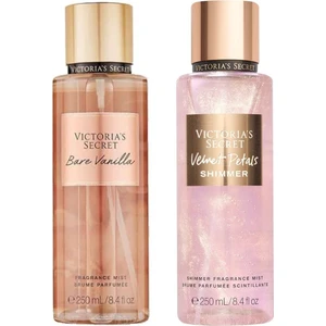 Victoria's Secret Bare Vanilla-Velvet Petals Işıltılı Vücut Spreyi Ikili Set