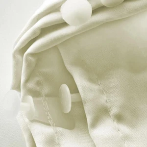 Devrim Olivya Tekstil Lüks 1.Sınıf  Eleganse  Beyaz Saten Güneşlik Perde En X Yükseklik Ölçülerle