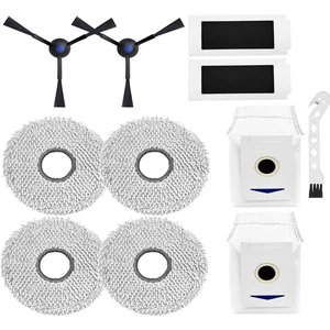 Deebot T30 Pro OMNI/T30 Omni Ektrikli Süpürge, Mendil, Yan Fırçalar, Toz Torbası Filtreri Için Yedek Aksesuar Seti (Yurt Dışından)
