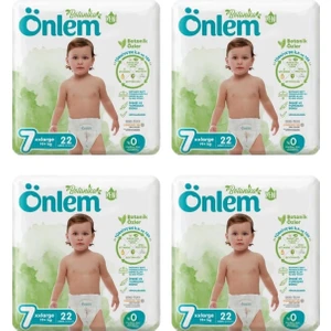 Botanika 7 Beden Çocuk Bezi Ikili Jumbo 7 No Xxl 22 Li x 4 Adet