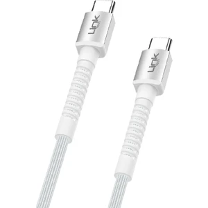 Linktech K597 Type-C To Type-C 60W 3mt Örgü Metal Başlı Şarj Kablosu