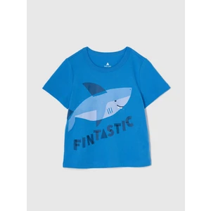 Erkek Bebek Mavi Mix And Match Grafikli T-Shirt