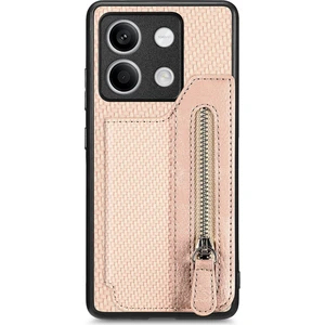 4U Sky C1-04 Xiaomi Redmi Note 13 4g Cüzdan Kılıf Pu+Pc+Tpu Telefon Kılıfı Kickstand-Kayısı (Yurt Dışından)