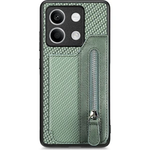 4U Sky C1-04 Xiaomi Redmi Note 13 4g Cüzdan Kılıf Pu+Pc+Tpu Telefon Kılıfı Kickstand-Yeşil (Yurt Dışından)