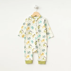 For My Baby Crazy Baby Lion Ribanalı Tulum