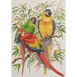 Goblen Etamin Işleme Seti 40X50 cm Papağanlar Deseni