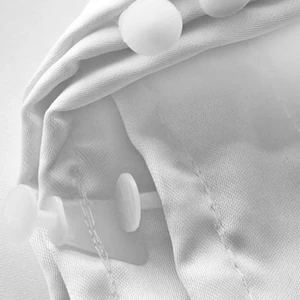 Devrim Olivya Tekstil Lüks 1.Sınıf  Eleganse  Beyaz Saten Güneşlik Perde En X Yükseklik Ölçülerle