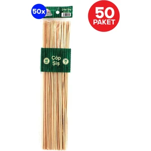 Bella House  Çöp Şiş 30CM 40'lı Bella House K-3590 50 Paket