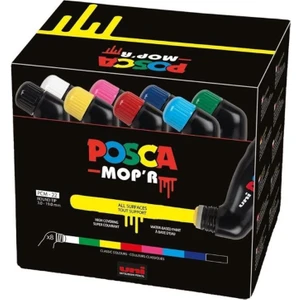 Uni Posca 3.0-19.0 Su Bazlı Mop Markörü 8 li Set (PCM-22C)