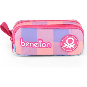 Cambridge Polo Club United Colors Of Benetton. Ekose Desen Çift Bölme Kız Çocuk Kalemlik