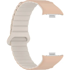 Redmi Watch 4 / Mi Band Pro 8 Uyumlu Magnetik Silikon Kordon & Kasa Koruma 2 In 1 Premium Kayış