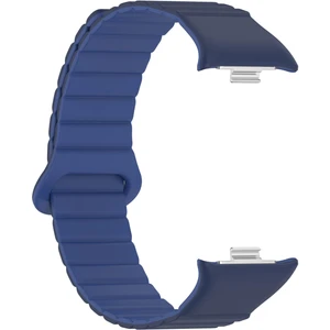 Redmi Watch 4 / Mi Band Pro 8 Uyumlu Magnetik Silikon Kordon & Kasa Koruma 2 In 1 Premium Kayış