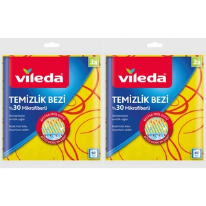%30 Mikrofiberli Mutfak Bezi Sarı (Paket Içi 3 Lü Pk) (2 Li Set)