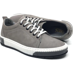 Hakiki Nubuk Deri Ortopedik Erkek Günlük Sneaker Yazlık Ayakkabı Yeni Sezon 40-44