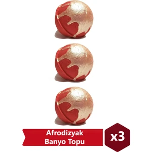 BB Bath Box Afrodizyak Banyo Topu, Nem Bombası, Jakuzi, Küvet & Manikür, Pedikür Topu 3 Adet 130 gr