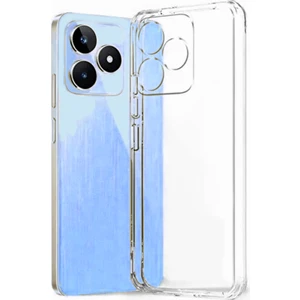 Realme Note 50 Kılıf Kamera Korumalı Silikon Şeffaf Kapak
