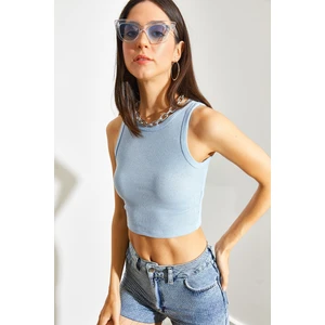 Kadın Fitilli Kaşkorse Bluz