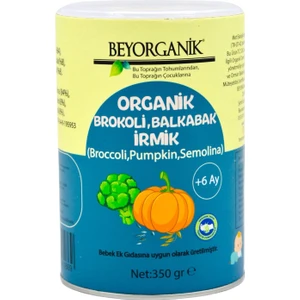 Bebek Ek Gıdası Organik Brokoli Balkabak Irmik 6 Ay ( Ek Gıda)