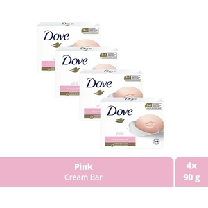 Katı Güzellik Sabunu Pink Nemlendirici Etkili 90 G X4 3'ü 1 Arada Temizleyici