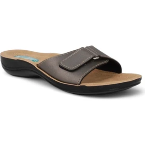 2024-9808-15 Tam Anatomik Tabanlı Kadın Günlük Terlik - NKT02024-PLATIN-40