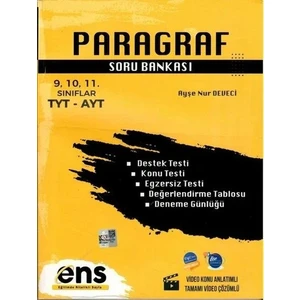 Tyt Ayt Paragraf Soru Bankası