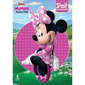 Disney Minnie Simli Çıkartmalı Boyama Kitabı