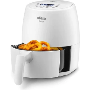 Twist Airfryer, 2 L, 6 Programlı, 1200 W, Zaman Ayarlı Saat, 80 Ila 200 Derece Sıcaklık, Yapışmaz Kaplama , Beyaz