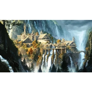 Hapy Hoby Rivendell Saklı Krallık Çerçeveli Sayılarla Boyama Seti 40 x 50 cm