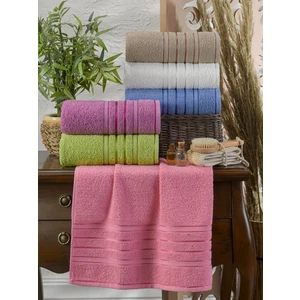 Sternen Glanz Pamuklu 6'lı El-Yüz Havlu Seti