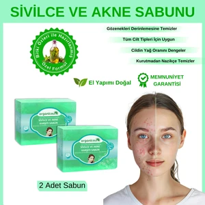 Doğal Akne Ve Sivilce Karşıtı Sabun 140 Gr X 2 Adet Tüm Cilt Tipleri Için Natural Sabun