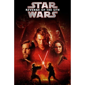 Star Wars: Episode Iıı - Revenge Of The Sith (2005) Film Posterinin 500 Parça Puzzle Yapbozu Sr2 C28
