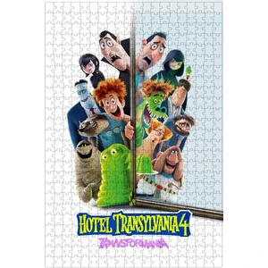 Hotel Transylvania: Transformania (2022) Film Posterinin 500 Parça Puzzle Yapbozu Sürüm2 E88