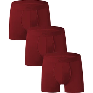 Harry Jons Erkek 3'lü Boxer  Kumaş Premium Paket Özel Dizayn. Düz Likralı Boxer Şort Çeyizlik Hediyelik