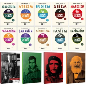 Agnostisizm - Ateizm - Budizm - Deizm - Marksizm - Paganizm - Şamanizm - Şintoizm - Faşizm - Kapitalizm 10 Kitap - 4 Defter